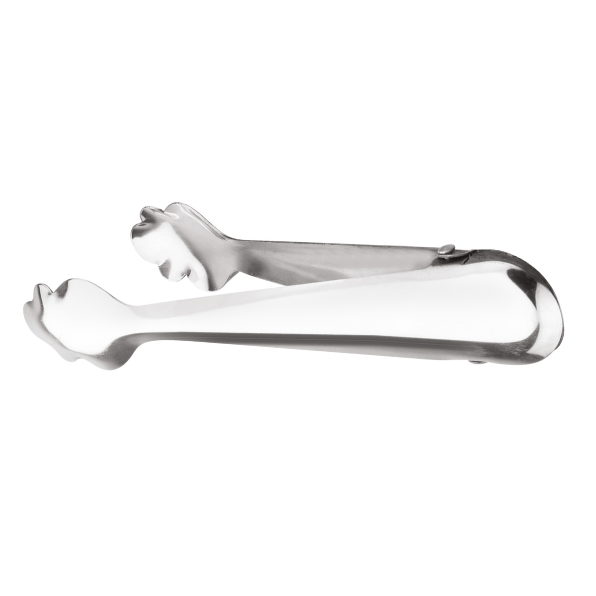 Pinças para gelo aço inox 18cm