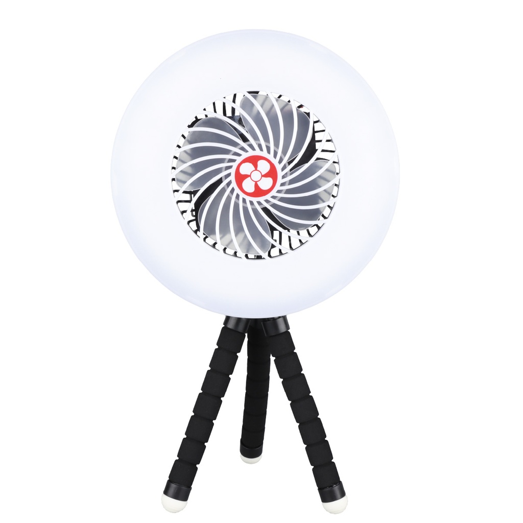 Mini ventilateur solaire Tanami avec lumière et trépied flexible