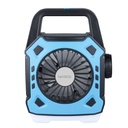 Stawell camping fan with 180lm LED flashlight