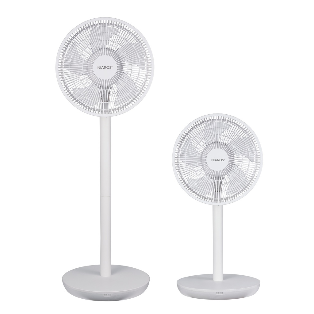 Ventilador de pie Puncha Ø34cm 35W Blanco