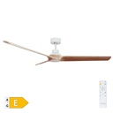 Fratello ceiling fan with dimmable CCT and remote control Ø152 3 blades DC White