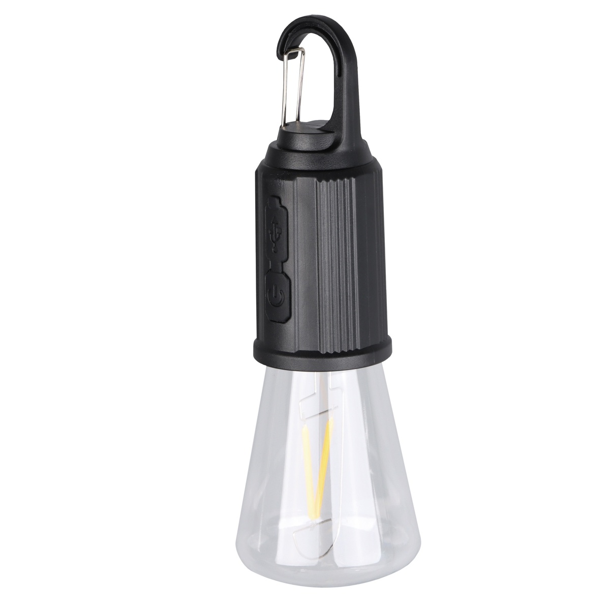 Bombilla LED camping recargable USB 120lm - 9u caja exp