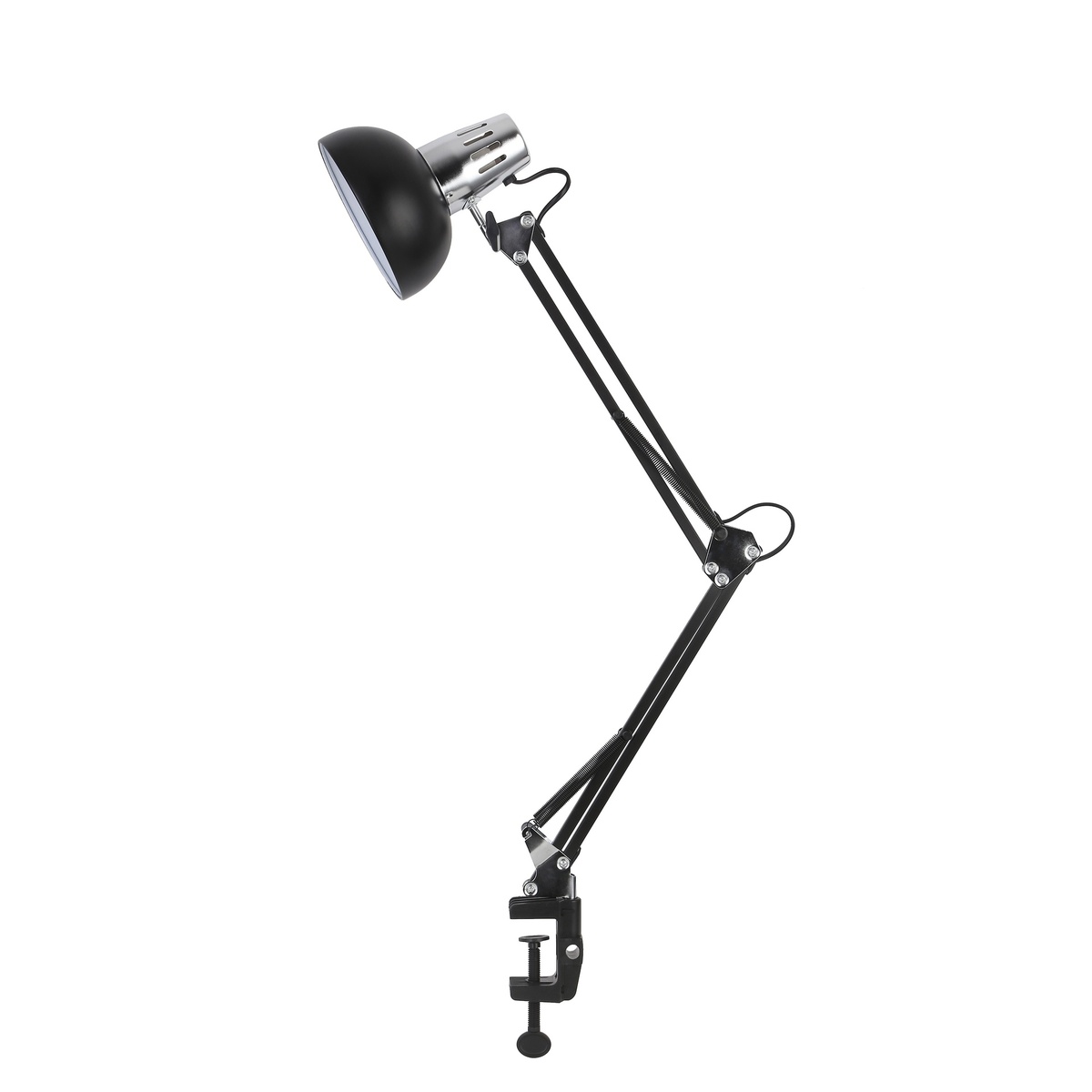 Lampe à bras articulé avec fixation Formia E27 Noir