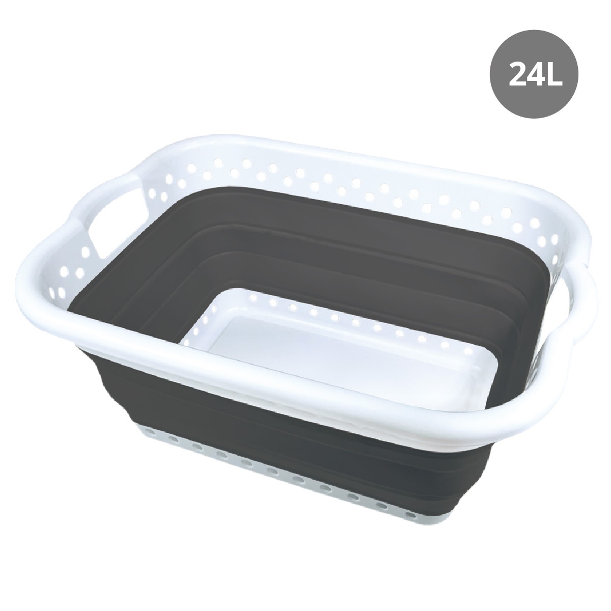 Foldable Laundry basket 24L