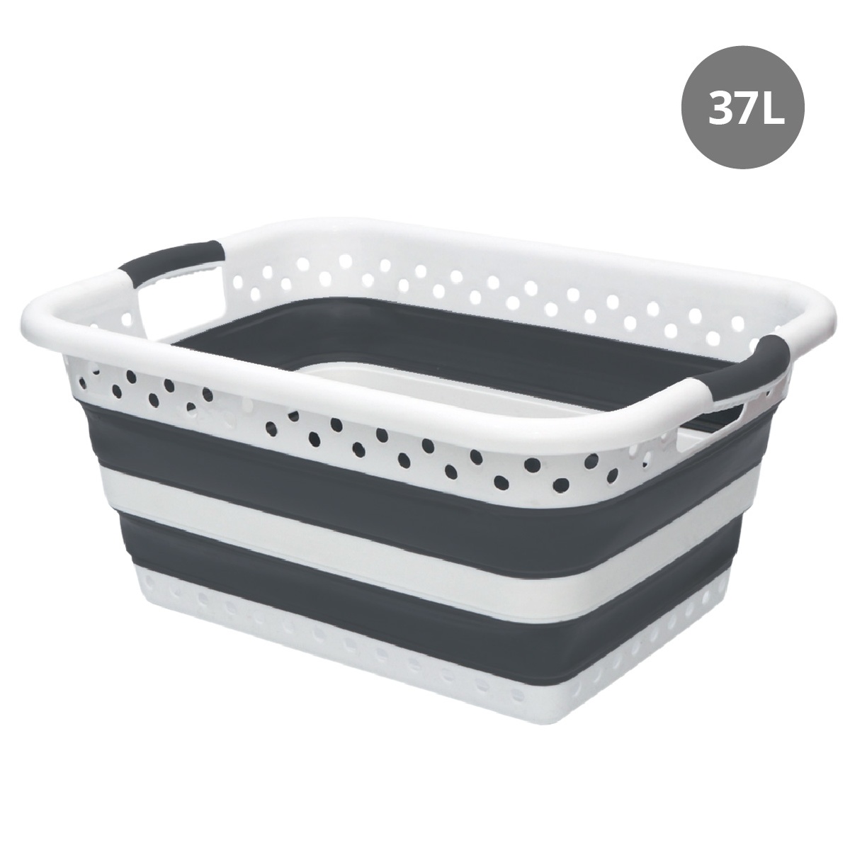 Foldable Laundry basket 37L