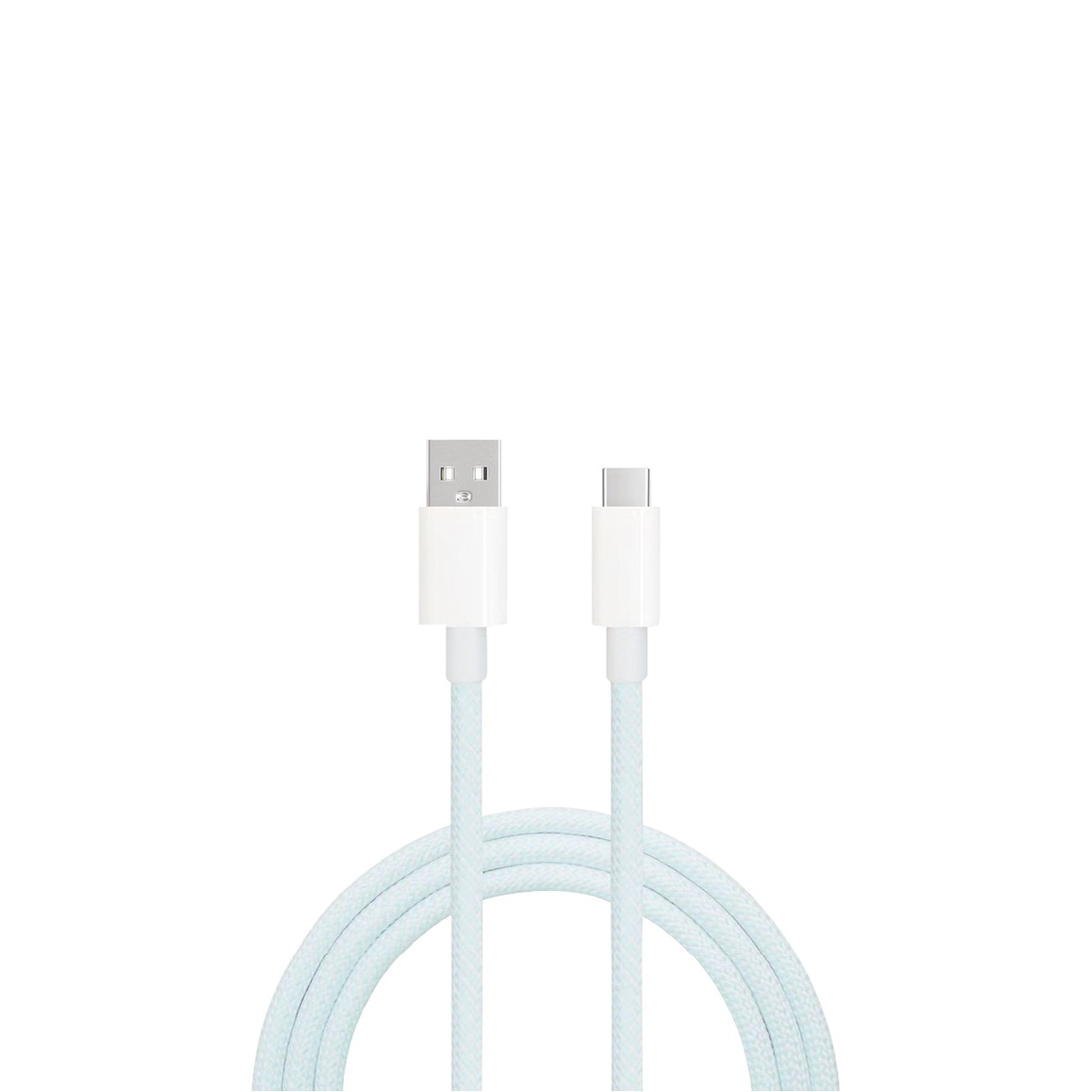 USB to USB C cable braided nylon 1,5M