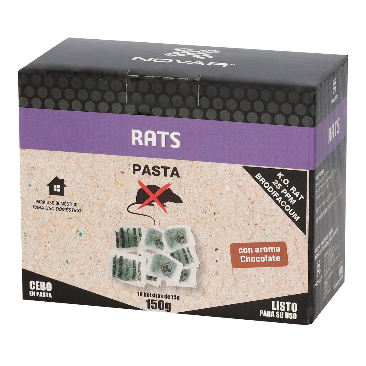 Pâte pour rats brodifacoum 150gr