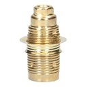 E14 threaded metal lamp holder