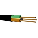 Round Cable 100M Roll(4x2.5mm) Black