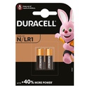 Pile alcaline Duracell MN9100 (N/LR01) Blister 2