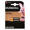 Pilha alcalina Duracell M3 AAAA Blister 2