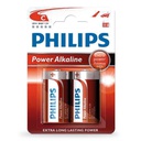 Pile alcaline PHILIPS LR14 (C) Blister 2 u