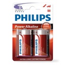 Pile alcaline PHILIPS LR20 (D) Blister 2 u