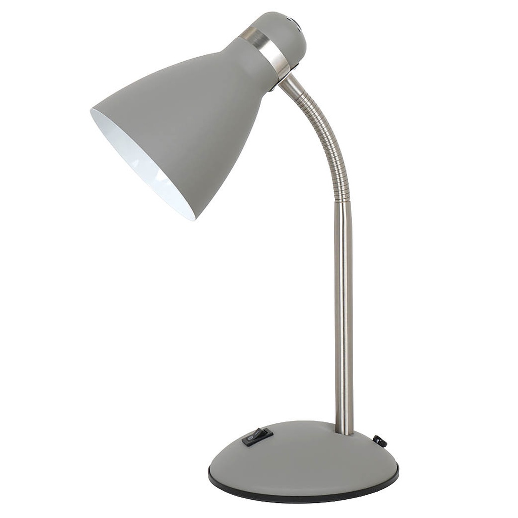 Lampe à bras articulé Nuba E27 Grise