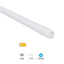 T8 Glass LED tube 18W G13 6500K 120cms