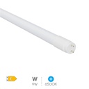 Tubo LED T8 cristal 60cm 9W 6500K - 25u caja exp