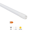 T8 Glass LED tube 9W G13 4000K 60cms