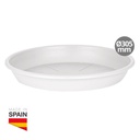 Soucoupe de pot de fleur Ø305 mm Blanc