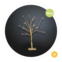 Árbol decorativo LED Cumia 30cm 2xAA Dorado