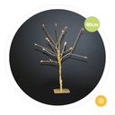 Árbol decorativo LED Cumia 40cm 3xAA Dorado