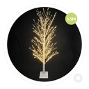 Árbol decorativo LED Sirka 1,5M Blanco