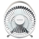 Mini ventilador de mesa USB Tapri Ø14cm 5W Branco