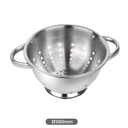 Stainless steel colander with handle Ø21,8cm