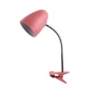 Lampe de bureau à bras articulé Gaeta E27 Rose